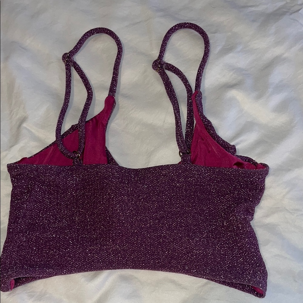 Beach Riot Purple Bikini with Ribbed Texture - Picture 6 of 6